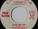 rare Soul 45 GWEN MCCRAE lead me on COLUMBIA Hear