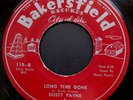 SUPER Rare Original 1957 ROCKABILLY DUSTY PAYNE LONG TIME GONE-BAKERFIELD