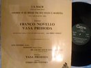 VASA PRIHODA FRANCO NOVELLO BACH SUPER RARE CETRA LP ITALY 1957 MINT