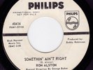 RON ALSTON 45 Somethin Ain't Right PHILIPS 40416 AWESOME NORTHERN SOUL VG PROMO