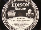 Edison 52166, B. A. Rolfe Palais D'Or Orch. / Frank Cornwell Orch. EE+ 78 rpm