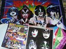 KISS GIANT POSTER V/G Condition - KISS 2LP UNMASKED & DYNASTY. 83 x 56 cm Poster