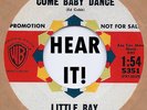R&B/Northen Soul: LITTLE RAY-Come Baby Dance/You Can't Hurt Me WARNER BROTHERS