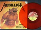 METALLICA Jump In The Fire UK 12 INCH SINGLE Red Vinyl