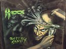 HEXX  -- QUEST FOR SANITY -- LP 33 METAL 1989 USA RECORDS RARO VINILE VERDE