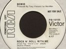 DAVID BOWIE Panic In Detroit (live) non-LP song Canadian wlp 45