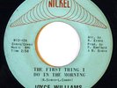JOYCE WILLIAMS 45 THE FIRST THING I DO IN THE MORNING SISTER FUNK SOUL LISTEN
