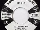 THE COLLINS KIDS rockabilly 45 HEAR promo COLUMBIA 4 41087 hoy hoy