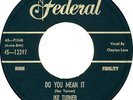 IKE TURNER & KINGS OF RHYTHM Soul,R&B FEDERAL 45 #12297 VG++