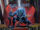 IRON MAIDEN - A REAL LIVE ONE  Picture LP Brazil 1993