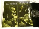 ELLA FITZGERALD & BILLIE HOLIDAY at Newport Verve mono dg LP Mal Waldron VG++