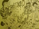 SHITLICKERS Cracked Cop Skulls   anti cimex disarm  swedish hc punk