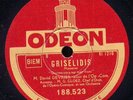 78 tours   David Devries   Odéon 188.523    Grisélidis