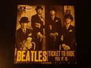 THE BEATLES SINGLE SUEDOIS PARLOPHONE R 5265 TICKET TO RIDE pochette  trés rare