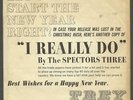 THE SPECTORS THREE   I KNOW WHY   TREY # 3001 RARE PICTURE SLEEVE + WLP NM 45