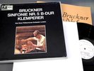 BRUCKNER SYMPHONY 5 KLEMPERER - WHITE LABEL 2 LP COLUMBIA EMI SMC M- /321