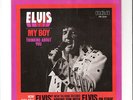 1975 ELVIS PRESLEY 45 RPM W/SLEEVE MY BOY B/W TINKING ABOUT YOU RCA RECORDS