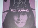 YOKO ONO: Mrs. Lennon   RARE 1971 FRENCH APPLE PS   Beatles