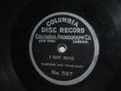  1901 Columbia Disc Record 78 Coon Song I GOT MINE Collins & Harlan