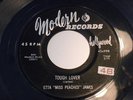 ETTA JAMES Tough Lover RARE R&B ROCKER 45 BLUES SOUL Modern HEAR Miss Peaches