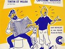 Chanson de Tintin et Milou - Chanson du Capitaine Haddock - vynile 45 tours 1959