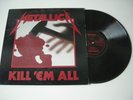 Metallica Kill 'em all vinyl lp  canadian press Banzai 1983
