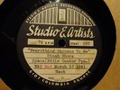 Acetate Dinah Shore  Eddie Cantor  Rudy Vallee radio TRANSCRIPTON