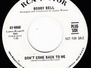 BOBBY BELL Don't Come Back to Me R&B SOUL 45 RCA 9040