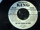 HEAR Rockabilly Killer MAC CURTIS That Ain't Nothin But Right KING DJ Bio 45 2sd