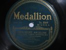 Rare 1920 Medallion 78 Record GOOD NIGHT ANGELINE The Three Kaufields