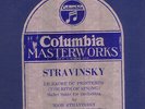 US COLUMBIA SET No. 129- STRAVINSKY CONDUCTS LE SACRE DU PRINTEMPS (1929)