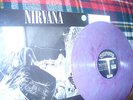 NIRVANA BLEACH SP-34 GREEN STICKER 'COLOR VINYL' MARBLED PURPLE SUB-POP
