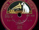 BELA BARTOK PIANO      Suite op.14      HMV AN 468     RARE
