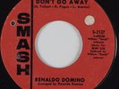 Northern Soul 45 RENALDO DOMINO Don't Go Away SMASH HEAR
