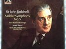 JANET BAKER & BARBIROLLI Symphony 5 MAHLER   Orig ASD 2518/9 UK-69 2LPs  NM-