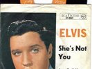 ELVIS PRESLEY - She`s Not You - 1962 Jahreszahl - Cover  RAR - TOP