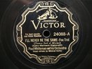 Victor 24088 Paul Whiteman I'll Never Be The Same Jazz 78 Rare Mildred Bailey E