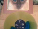 Blink182- Cheshire blue/yellow swirl 2nd press OOP new found glory title fight