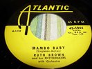RUTH BROWN & RHYTHMAKERS   MAMBO BABY / SOMEBODY TOUCHED ME   1955  PRESSING