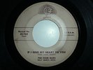 RARE DOO-WOP 45. THE FOUR BARS-IF I GIVE MY HEART TO YOU-JOSIE 768