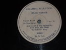 Ben Selvin & his Orchestra. Columbia Tele-Focal 91969.  12