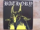 BATHORY S/T LP RE WITH INSERT YELLOW GOAT SODOM BLACK METAL MAYHEM MARDUK MORBID