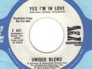 RARE NORTHERN SOUL    UNIQUE BLEND     YES I'M IN LOVE     EASTBOUND