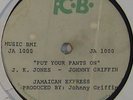 JOHNNY GRIFFIN Put Your Pants On  ISLANDS DISCO/FUNK ACETATE 12