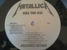 Metallica Kill Em All LP Megaforce MRI 069