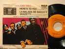 ENNIO MORRICONE & JOAN BAEZ mexico 45 HERE'S TO YOU 7