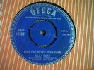 BILLY FURY  LIKE I'VE NEVER BEEN GONE  UK DECCA DEMO 1963