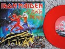 IRON MAIDEN RUN TO THE HILLS RED 7inch VINYL ORIGINAL