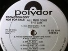  The Jam Paul Weller All Mod Cons USA White Label Promotional Promo Lp