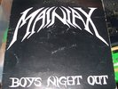 MAINIAX - Boys Night Out LP US metal private press - Child Saint, Omen